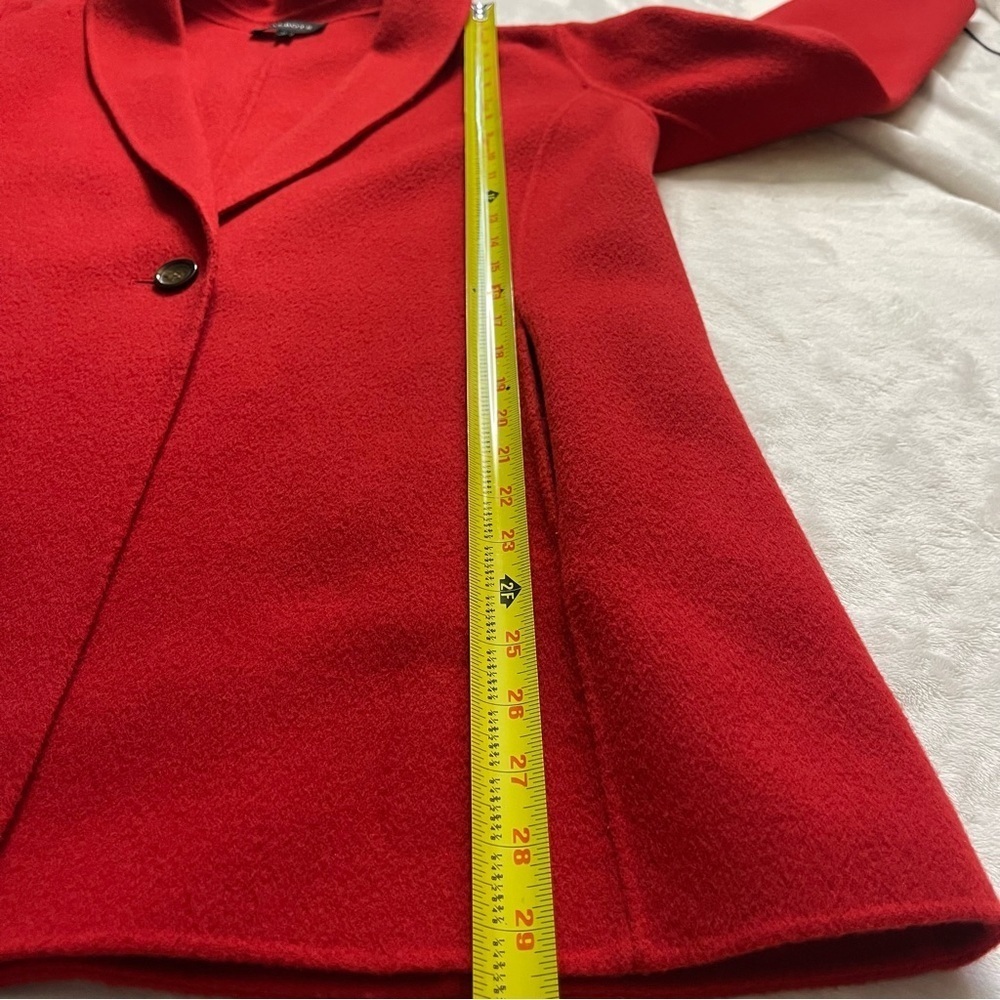Talbots / Red Wool Jacket / Single Button / Women… - image 9